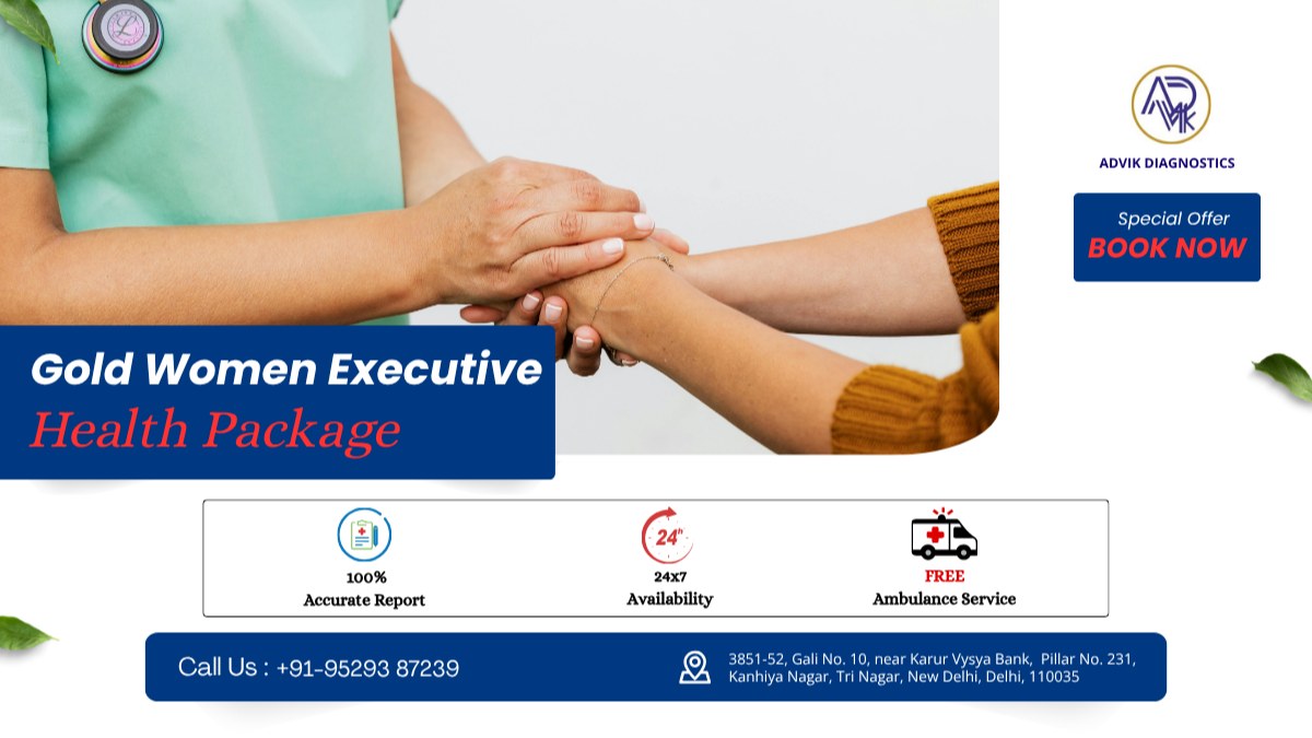 Gold Executive Women Full Body Checkup Health Package