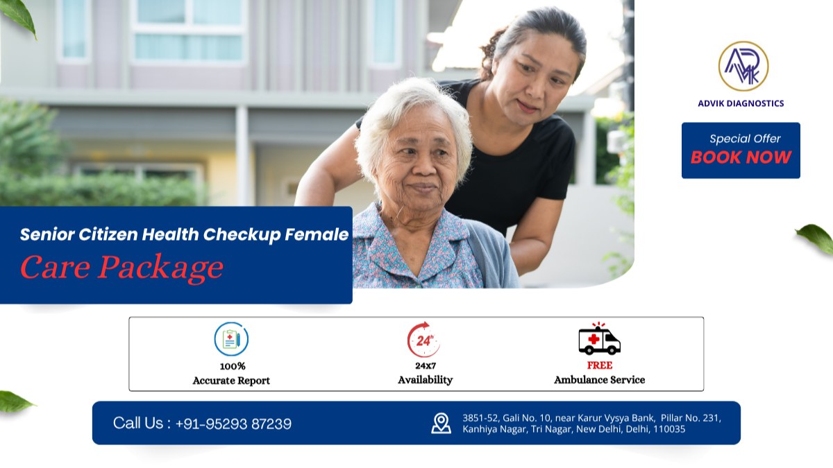Senior Citizen Health Checkup Female Care Package
