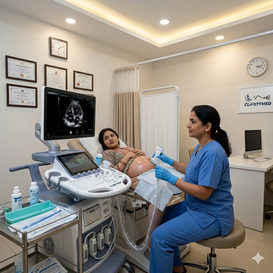 Fetal Echo Scan Advanced Baby Heart Test During Pregnancy